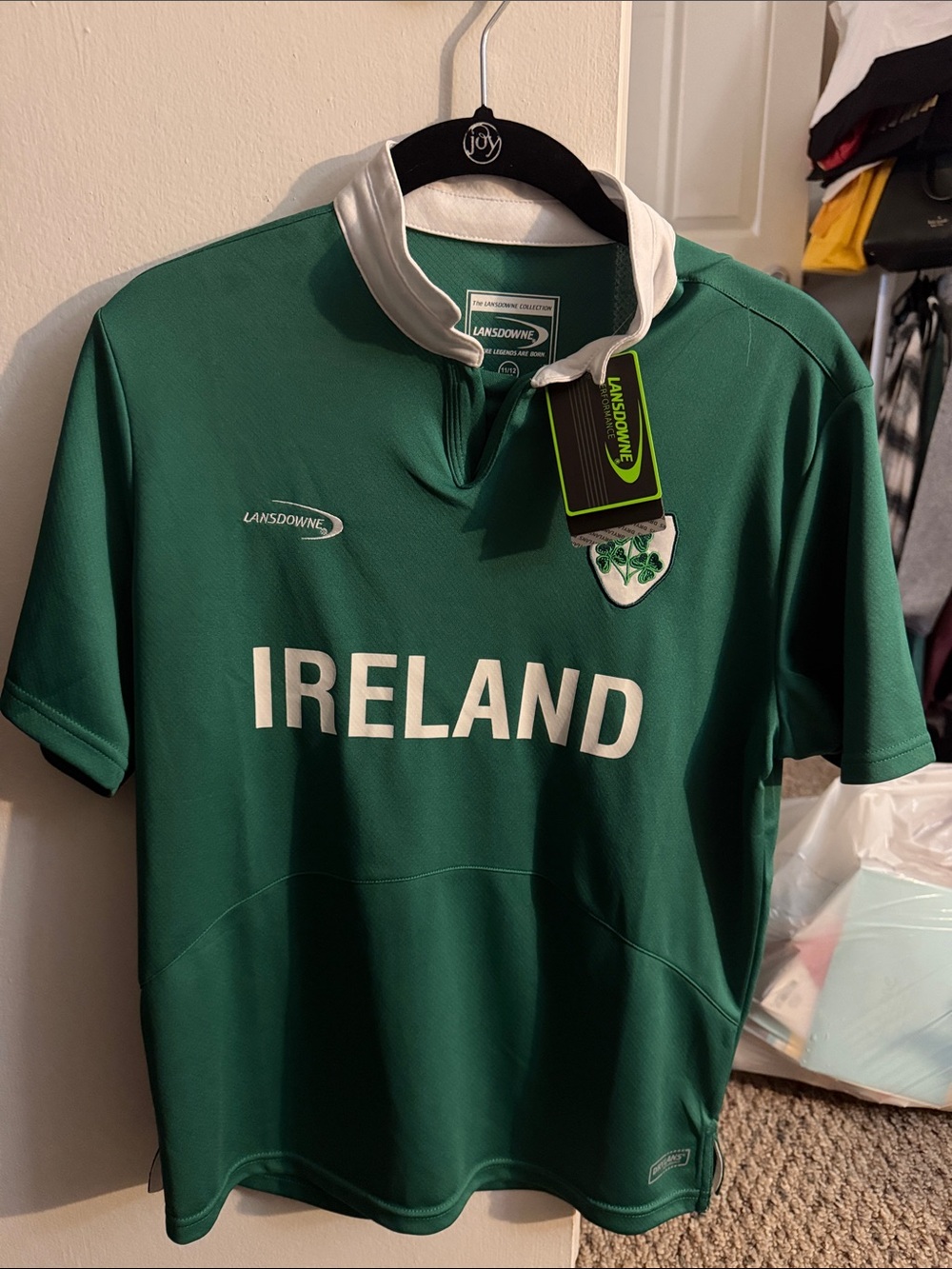 Ireland Kid’s Green Performance Rugby Shirt by